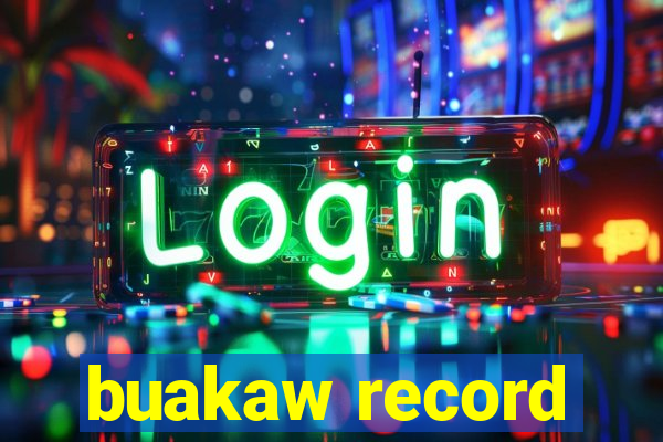 buakaw record